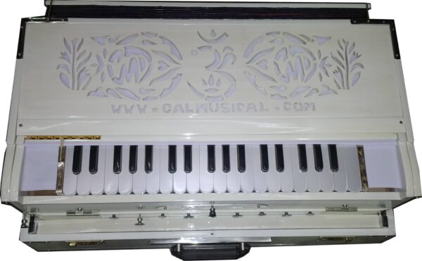 Special White Premier Scale Changing Harmonium