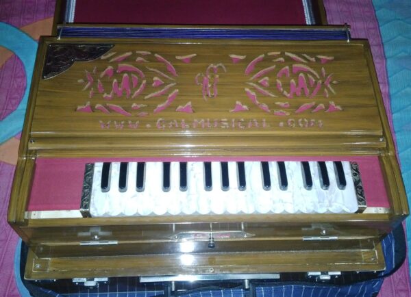 Pine Wood Mini Harmonium